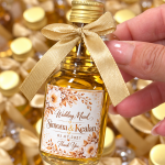 Svadobné fľaštičky Gold