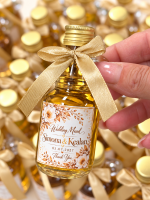 Svadobné fľaštičky Gold
